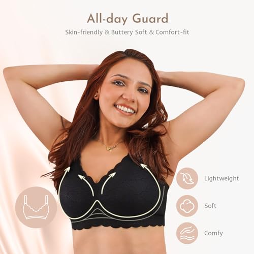Image of Nursing Bras for Breastfeeding, Seamless Ultra Comfort Maternity Bra, Natural Shape Pregnancy Bras for Women