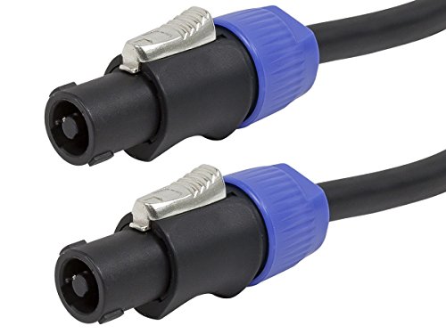 Monoprice Nl4Fc Female To Nl4Fc Female Speaker Twist Connector Cable - 100 Feet, 2-Conductor, 12Awg - Black #TOP17