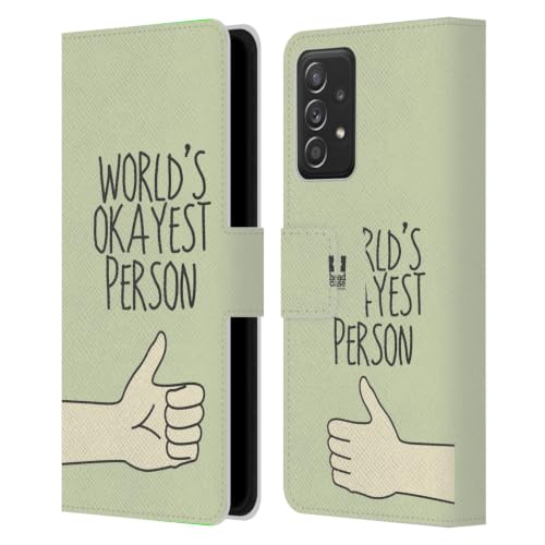 Carcasa para Samsung Galaxy A53 5G de cuero con tapa y tarjetero protector anticaídas