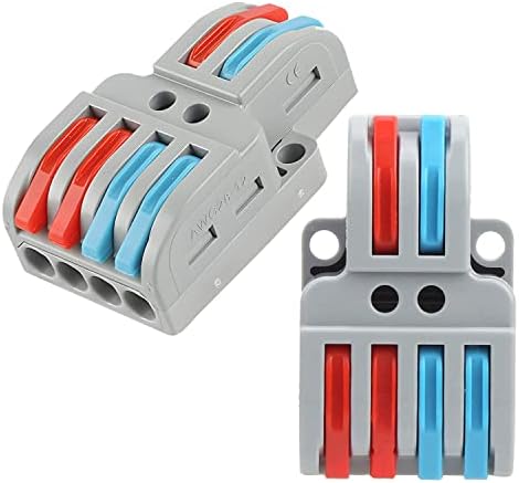 WOODTULA 2 to 4 inline Wire Connectors - Quick Electrical Connector ...
