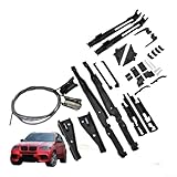 15PCS Front Sunroof Frame Repair Kit For BMW X5 E70 F15 X3 E83 E53 Panoramic Sunroof Repair Kit Sunroof Repair Gear Full Cable