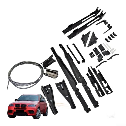 15PCS Front Sunroof Frame Repair Kit For BMW X5 E70 F15 X3 E83 E53 Panoramic Sunroof Repair Kit Sunroof Repair Gear Full Cable