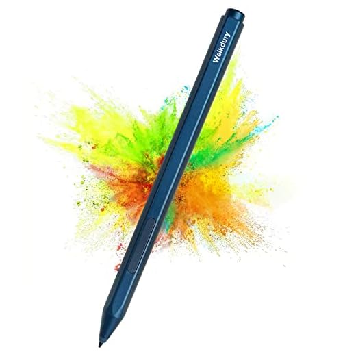 Pen for Surface, Weikdury Pen for Microsoft Surface Pro 9/8/X/7/6/5/4/3, Laptop 5/4/3/2/1, Book/Go 3/2/1, Studio 2/1, Surface 3, Stylus Pen for Surface with Magnetic Adsorption, Palm Rejection-Blue