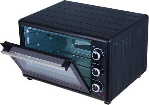 Miniatura 8 de Optimumx - Minihorno 60 L, Con Recirculación, 2200 W, Pincho Giratorio , Color Antracita