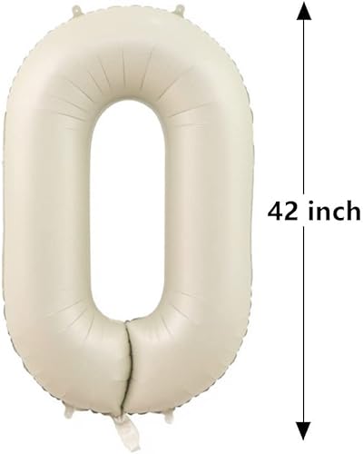 Miniatura 3 de EMAN - Globos grandes de Mylar de 42 pulgadas con el número 50 para decoración de fiesta de cumpleaños número 50 y decoración de eventos de