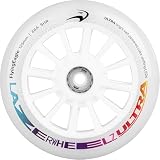Flying Eagle LazerWheelz Ultra - Ruote per pattini in linea luminose per interni/esterni, 125mm, confezione da 6 ruote che cambiano colore, durezza 88A, luci LED per sostituzione ruote pattini