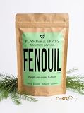 Plantes & Epices - Graines de Fenouil Entières 100% naturel - Sachet Fraîcheur Hermétique Refermable (100g)