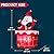 JOYIN 5 FT Tall Animated Christmas Inflatable Santa Outdoor Decorations, Christmas Blow Ups Santa Inflatable on Chimney for Yard, Blow Up Xmas Decor Outdoor with LEDs for Outside Lawn Garden Decor