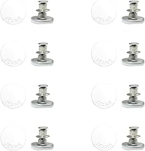 Buttons for Jeans 8 Pcs, 17 mm Detachable Jeans Adjustment, Instant Repair Trousers, DIY, Jackets, Clothes (White)