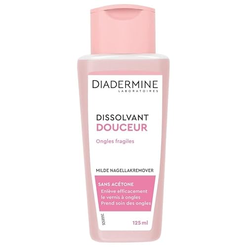 Sans Marque - Dissolvant douceur pour ongles fragilisés et sensibilisés - 125ml - Solution efficace pour retirer le vernis à ongles sans agresser les ongles et cuticules - Lot De 4 - Vendu Par Lot
