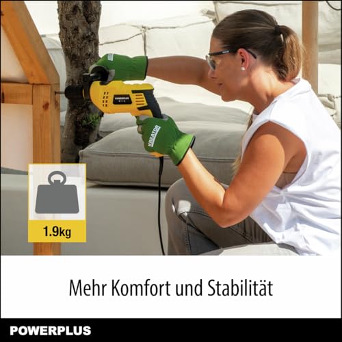 Powerplus Schlagbohrmaschine POWXBOX008 - Bohrmaschine 810 W + 158 Acc. – Bild 8