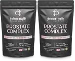 Prostate Complex Capsules | Pumpkin Seed, Stinging Nettle & Zinc | 60 Vegan Capsules | Supports Prostate Health & Male Wellbeing | Non-GMO | Gluten-Free Prostate Supplement (Pack of 2)