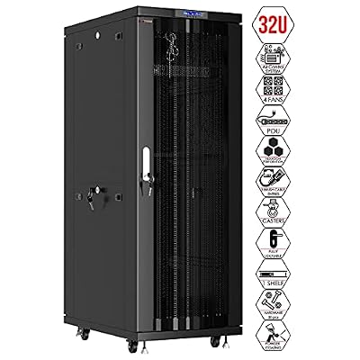 Server Rak Uk Sysracks - 32U - Server Rack - Locking Cabinet - UK | Ubuy