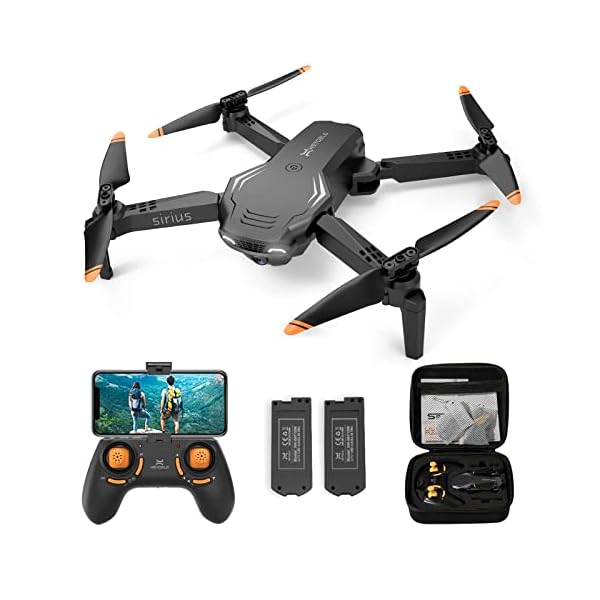 Heygelo S90 Camera Drone for Adults with Carry Case, 1080P HD Mini FPV Drones for Kids Beginners, Foldable RC Quadcopter…