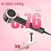 CINOSTAR Hair Dryer, Fast Drying Blow Dryer with Diffuser, with 110, 000RPM Brushless Motor&Ionic Technology No Heat Damage, Lightweight for Women and Travel, Low Noise, Black Rose