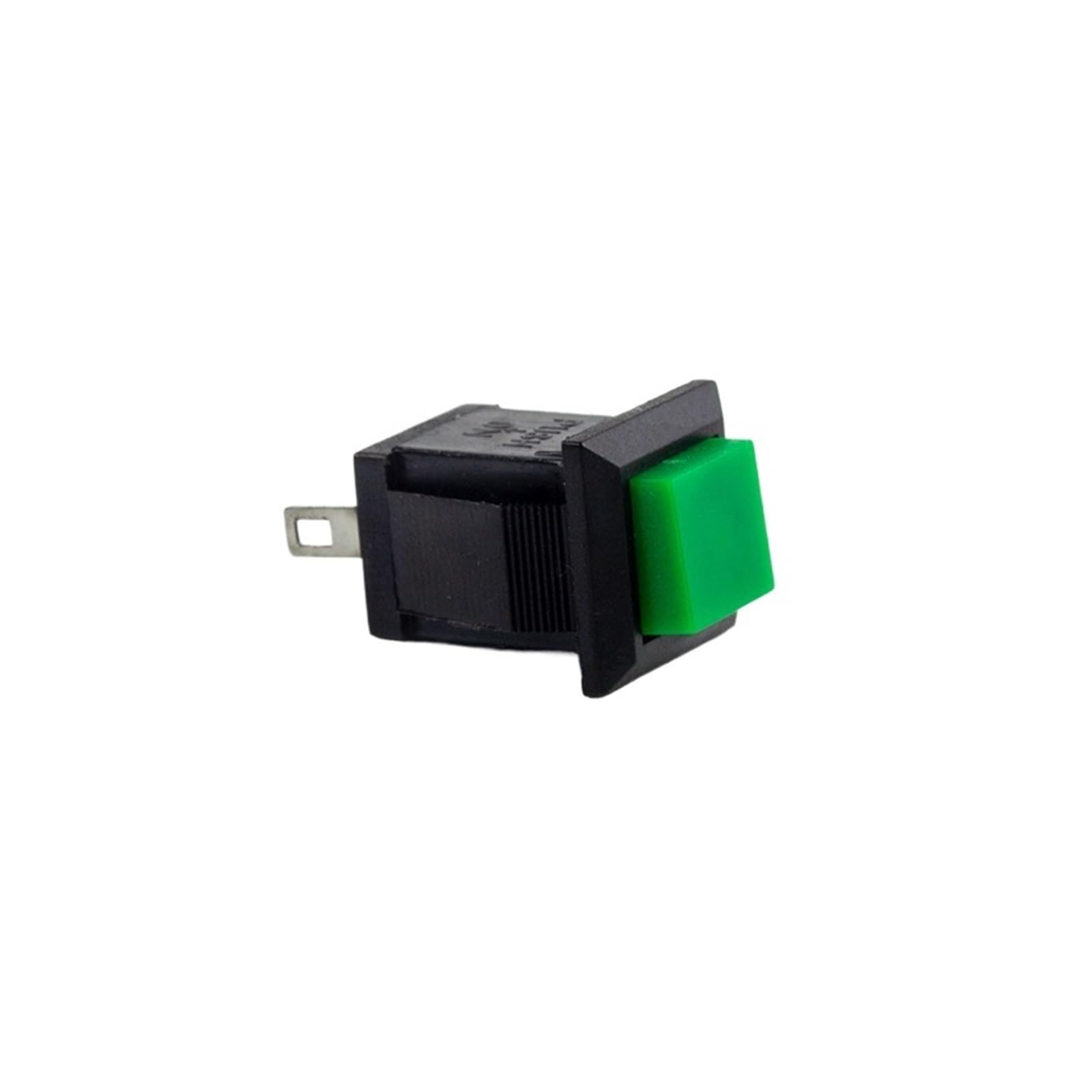 10 Pieces/lot DS-425 DS-426 Self-Locking 2-pin 250V 1.5A Push Button Switch Touch Switch Direct chip Metal Circuit Breaker (Color : Green, Size : Lock-Free Push-Off)
