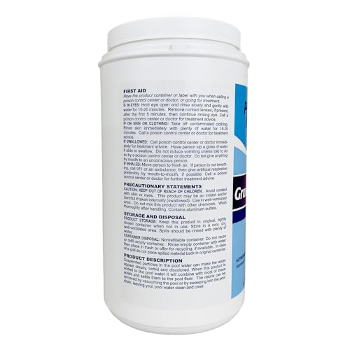 Pool Mate 5-Pounds 2-Pack Premium Granular Flocculant, Pool Clarifier, Made in USA by Pool Mate - Image 3