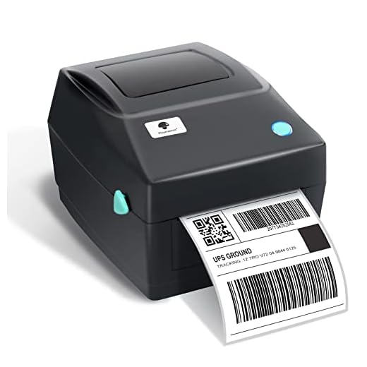 Thermal Shipping Label Printer - 150mm/s 4x6 Label Printer for Shipping Packages, Thermal Label Printer Compatible with Etsy, Shopify, Ebay, Amazon, FedEx, UPS, USPS, Support Windows and Mac, Black
