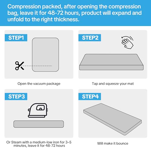 HOMBYS 3 Inch Memory Foam Sofa Topper Pad, 59 * 27.5 Inch Couch Topper Cushion with Washable Cover for Sofa, Couch Cover Pad with Non Slip Bottom