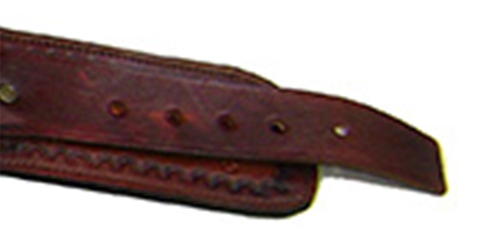 Modestone 357/38 Handmade Western Leather Holster Cintura Pistola Rig Revolver Tan