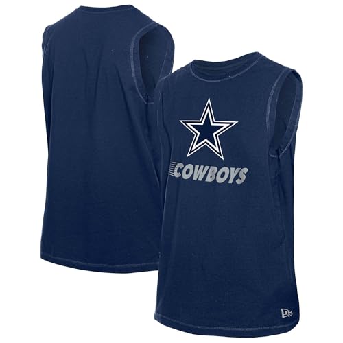 New Era Men's Navy Dallas Cowboys Leisure Collection Muscle Tank Top