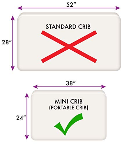 Carter's 100% Cotton Sateen Fitted Mini Crib Sheet, Navy #TOP2