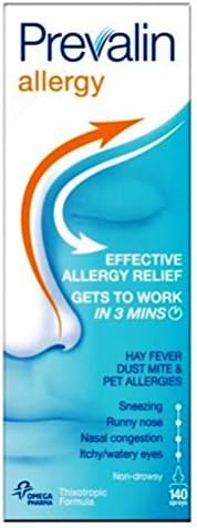 Prevalin Allergy 20ml Adult Nasal Spray 140 Doses by Prevalin