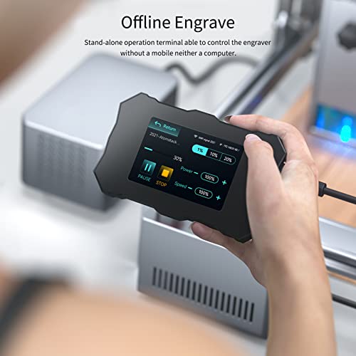 Moniss Máquina de corte de gravação a laser X20 Pro Potência a laser 20W Área de gravação de 400x400