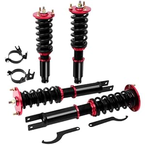 SCITOO Coilover Suspensions Shock Struts Kits Assembly Full Set Shocks Struts Kits fit for Honda for Accord 1990-1997