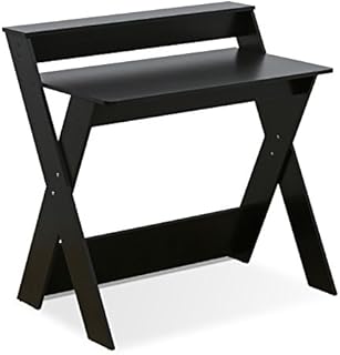 Furinno Computer Desks, Wood, Espresso, 79.76 (W) x 81.28 (H) x 48.01 (D) cm