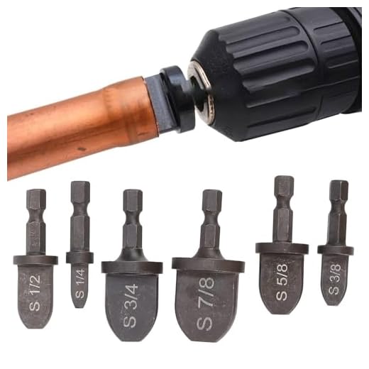 6PCS Hex Mango Expansor De Tubo, Aire Acondicionado Tubo Cobre Herramienta Prensado, Abocardado Manual Profesional, Juego Brocas Reparación Expansor Tubería Manual Para Aire Acondicionado Tubería