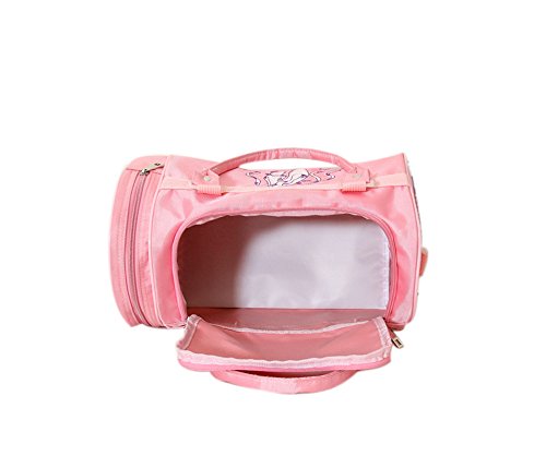 Small Dance Bag For Girls Small Gym Duffle Bag Overnight Bags For Kids Weekend Bags (Pink1) #TOP2