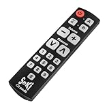 Seki Grande Télécommande universelle avec fonction d'apprentissage Noir...