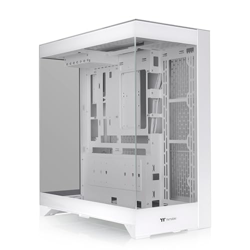 CTE E550 TG Snow Mid Tower ATX Case; 3 Tempered Glass Panels; Hidden-Connector Motherboard Support; Three-Way VGA Installations; Dual Chamber Design; CA-1Z8-00M6WN-00; 3 Year Warranty by Thermaltake - Used condition - US$108.13