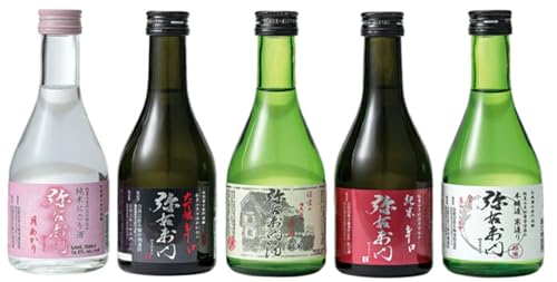 日本酒 弥右衛門 晩酌セット 純米にごり酒 大吟醸辛口 純米カスモチ原酒 純米 本醸造寒造り 300ml 各1本(計5本) 飲み比べ セット ギフト お土産 会津 喜多方 大和川酒造[07208-0660]