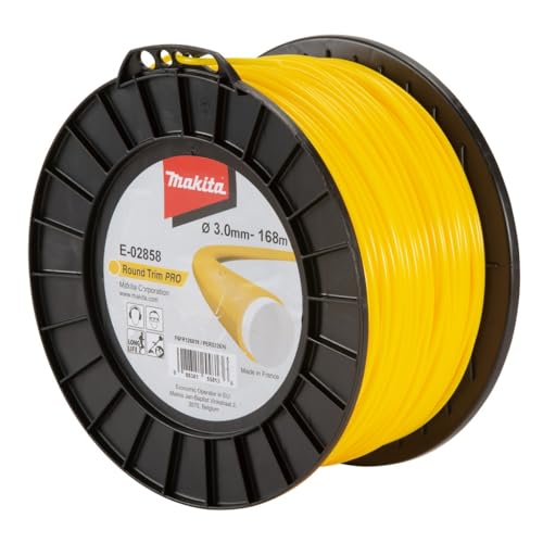 Image of Makita Round Trim Pro E-02858 Strimmer Line (Diameter 3.0 mm, 168 m, Yellow)