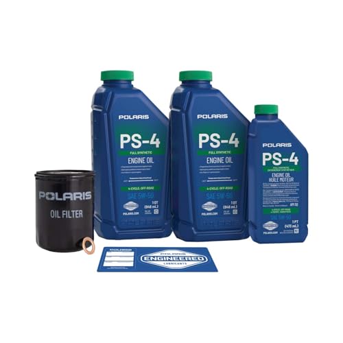 Image of Polaris Full Synthetic Oil Change Kit for RANGER, GENERAL, RZR - 2879323