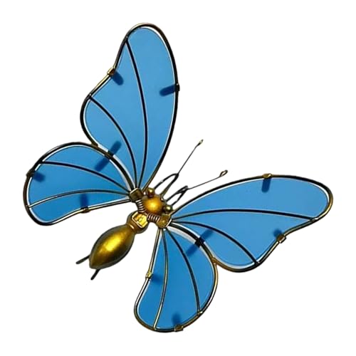 Uonguon Abrazaderas para maceta, adorno colgante colgante – Mariposa abrazadora para macetas, para el hogar, jardín, balcón, porche, pared, patio, puerta