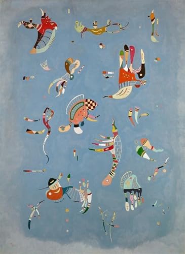Lienzo Himmelblau de Kandinsky cuadro para decorar salones modernos