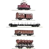 roco strassenbahn ho  Roco 5500003 H0 5er-Set Güterzug „Oberammergau“ der DB