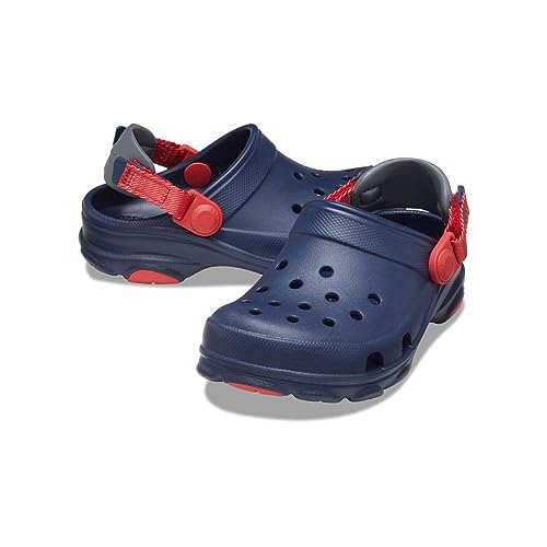 Sandália crocs classic all terrain clog k navy - 34