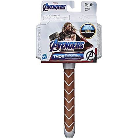 Marvel Thors Hammer Rollenspiel Spielzeug, Waffen-Accessoire inspiriert durch den Superhelden aus den Marvel Comics, Für Kids ab 5 Jahren Cover