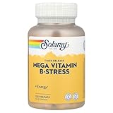 Solaray Mega B Stress Two Stage Timed Release Supplement, 120 Count