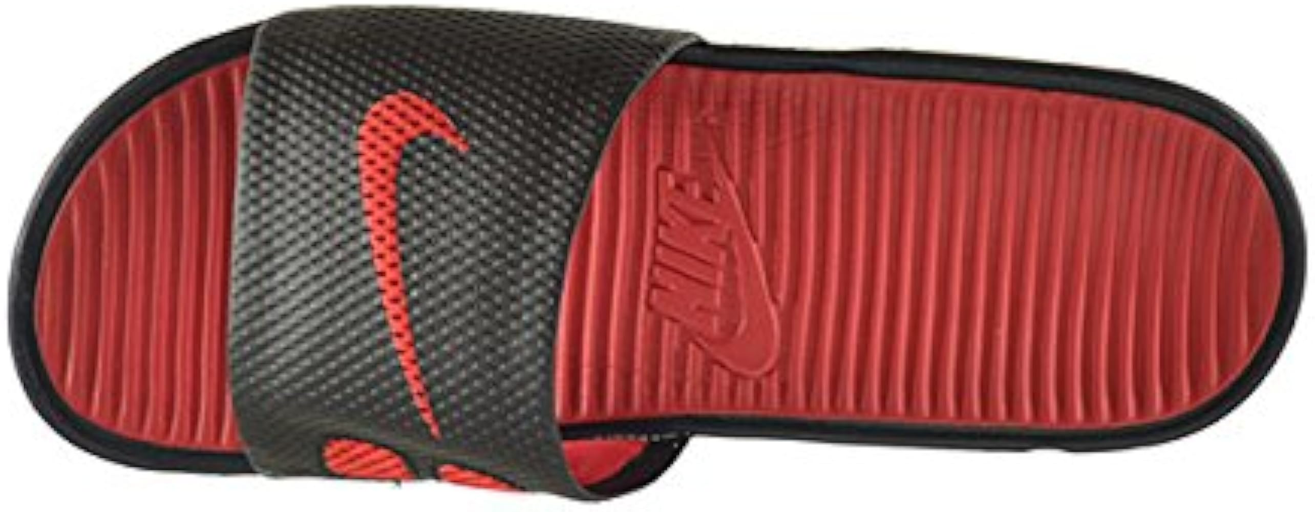 Buy Nike Benassi Solarsoft Men's Slides Black/Sport Red-Black