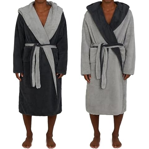 Peignoir homme réversible HOMELEVEL Cover