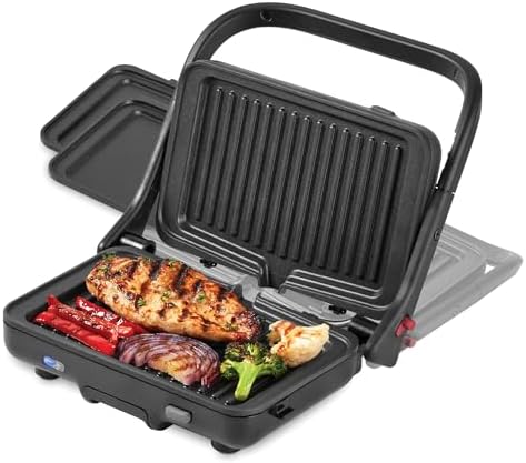 MultiMaker Flex Press Grill System, Grill + Griddle, Removable Plates - Forged Iron