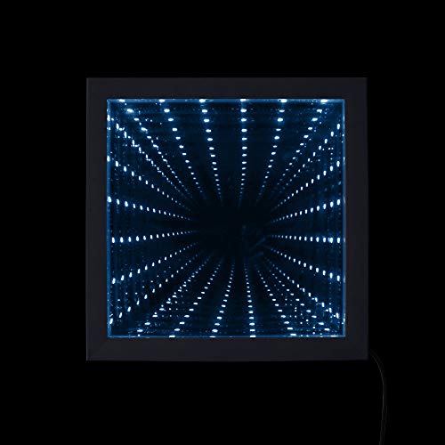 The Geeky Days Remote Control Led Infinity Wall Mirror Frame With Multi Color Changing Light (38X38Cm) #TOP4