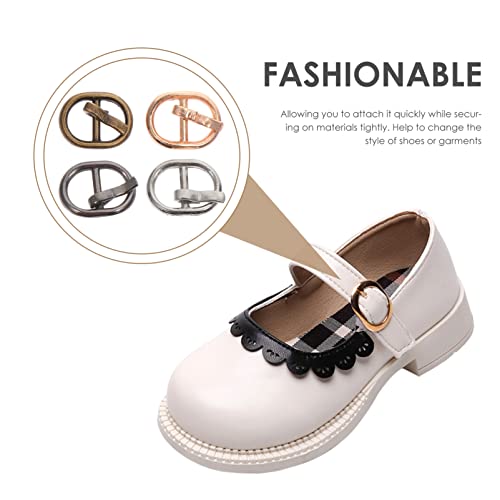 DIY Boneca Mini Fivelas de Sapato: 40 Pcs Roller Fivelas Cintos Fivela de Pino de Hardware para Saco