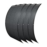 Renogy 400W 12V Flexible Solar Panel 4 PCS 100W Semi-Flexible Mono for RV, Marine, Motorhome, Cabin, Van, Camping, Boat