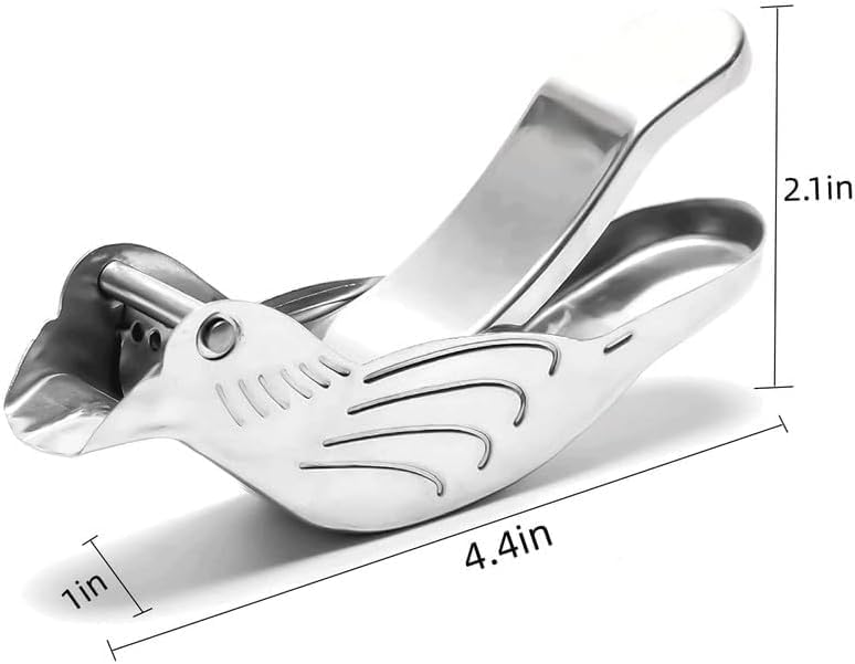 1pc Silver Manual Lemon Juicer,Exquisite Bird Stainless Steel Manual Lemon Juicer and Lime Squeezer for Orange Lemon Lime,Applied to Homes and Restaurant Fruit and Vegetable Tools